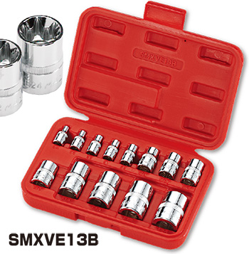 [正規輸入品] マックツールズ 13Pc.E型トルクス ソケットセット | SMXVE13B MAC TOOLS | ツールセット | 六輪生活 -  車とバイクの工具・洗車用品を販売